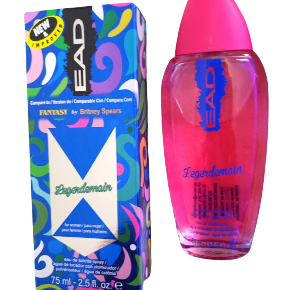 PERFUME EAD LEGERDEMAIN FRAGRANCE COMPARE TO FANTASY BRIT SPEARS 75ML NEW
